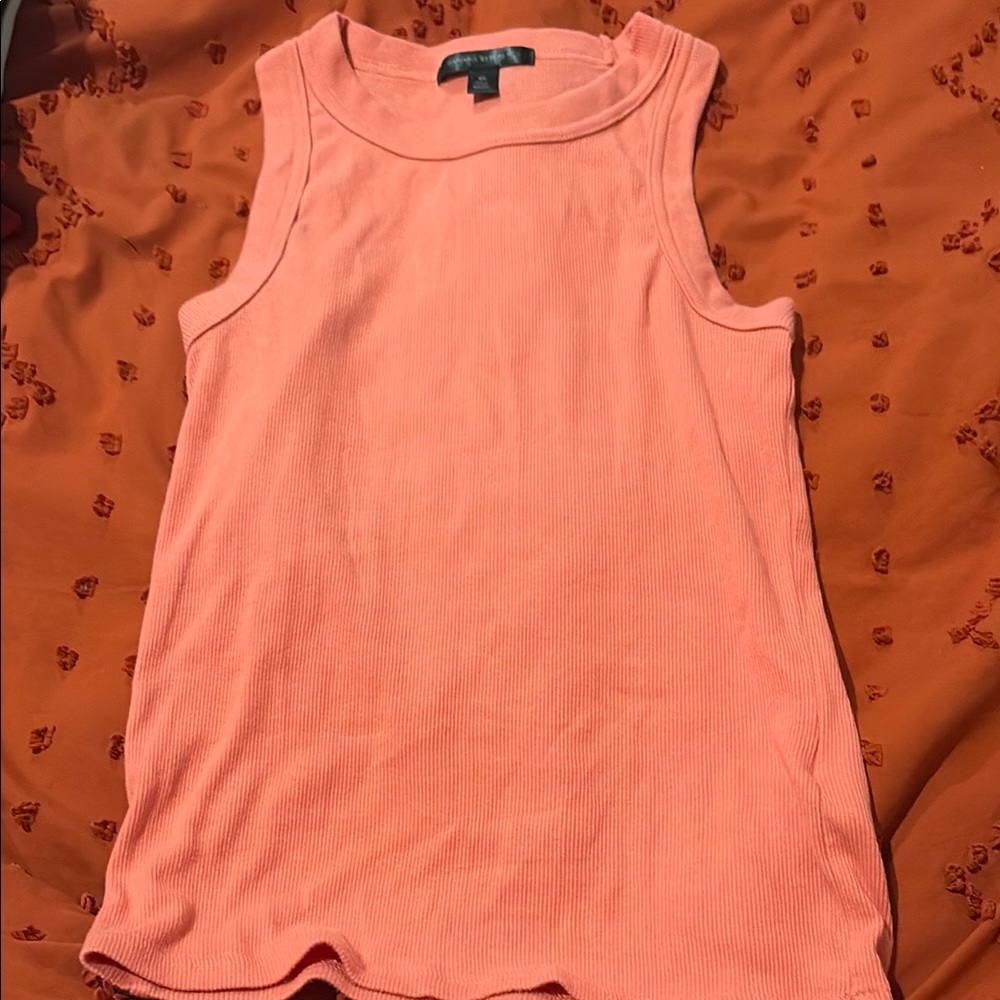 Banana Republic Orange Sleeveless Tank Top